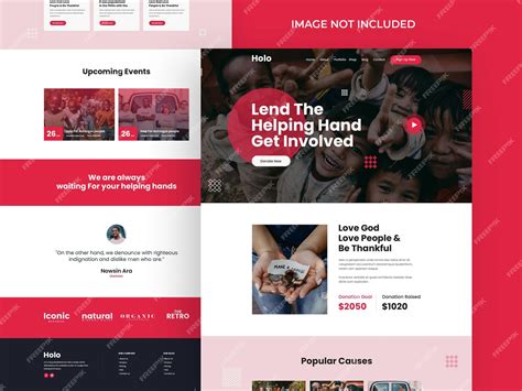 landing page for nonprofit organizations|Non.